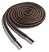 OrthoStep Thick Round Athletic Shoelaces - Shoe and Hiking Boot Laces - 2 Pair Pack - Made in the USA