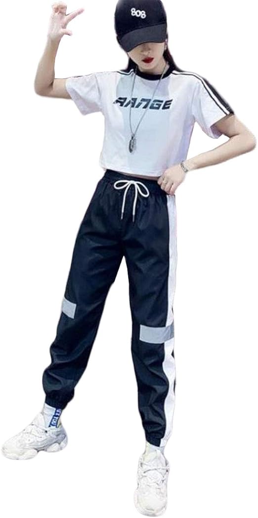Amazon ジャンーウェ セットアップ レディース ジャージ スウェット 上下 セット 薄手 半袖 ロングパンツ 反射ストリップ スポーツ ルーム ダンスウェア おしゃれ トレーニング ランニング ヒップホップ ジャージ上下セット 通販 Amazon ジャンーウェ セットアップ レディース ジャージ スウェット 上下 セット 薄手 半袖 ロングパンツ 反射ストリップ スポーツ ルーム ダンスウェア おしゃれ トレーニング ランニング ヒップホップ ジャージ上下セット 通販