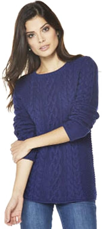 blue cotton jumper ladies