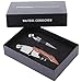 Luxury Rosewood Waiters Corkscrew and Wine Stopper - Multifunctional Bottle Opener, Corkscrew and Foil Cutter - Lifetime Guarantee