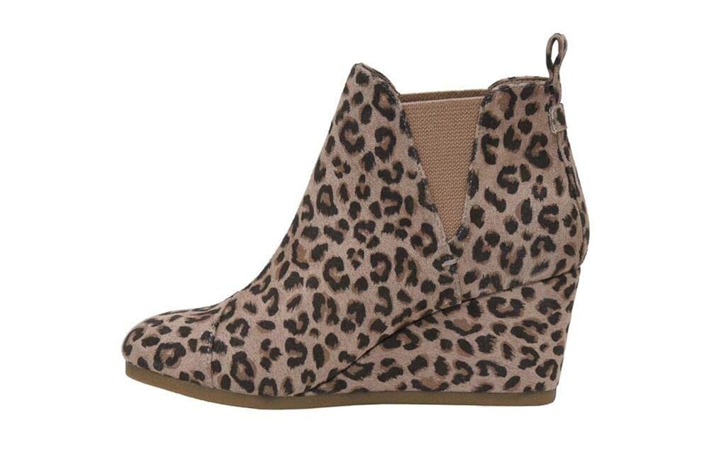 wide width wedge booties