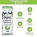 C2O - Coconut Water with Pulp (12 Pack) - Made with Fresh Coconut Water - Plant Based - Non GMO - Canned Water - Natural Hydration, Essential Electrolytes, & Potassium - 12 Cans, 17.5 FL OZ
