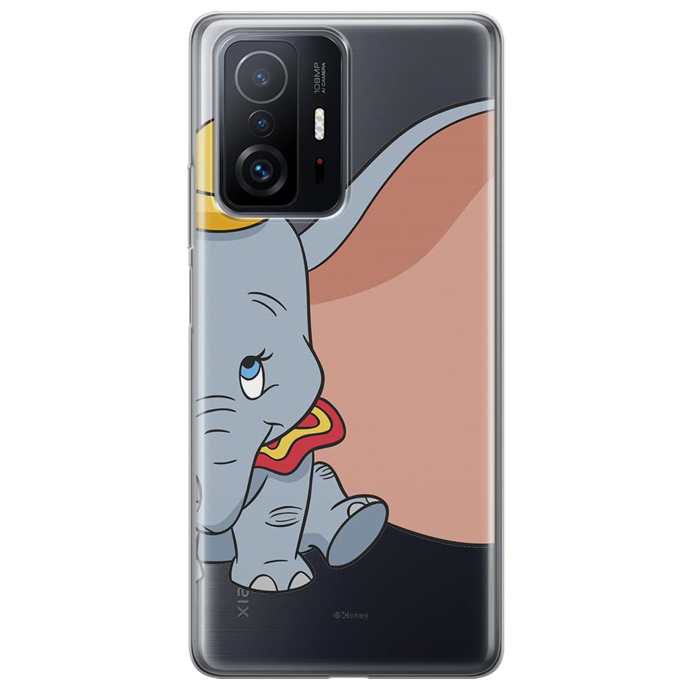 ERT GROUP mobile phone case for Xiaomi 11T 5G / 11T PRO 5G original and officially Licensed Disney pattern Dumbo 007 optimally adapted to the shape of the mobile phone, partially transparent