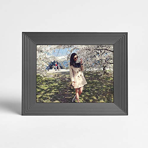Aura Frames Digital Picture Frame Ultra HD Display - Free Unlimited Cloud Storage - Send 100k Pictures Instantly Via Aura App Share Photos with Family New Touch Bar Control WiFi Enabled Mason Frame - Thumbnail 5