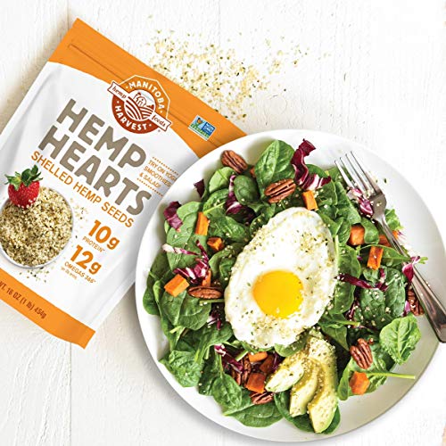 Hemp Seeds, 1 lb; 10g Plant Based Protein and 12g Omega 3 & 6 per Serving | Perfect for smoothies, yogurt & salad | Non… - Image 7