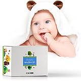 Baby Hooded Towel- 100% Organic Bamboo Baby Towels with Hood- Wooden Teether and Holder Pacifier Included - Premium box package- Bath Sets for Infants Newborn Towels by Justinbby