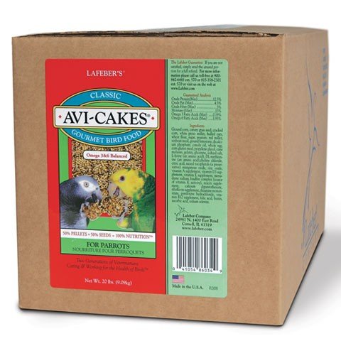 LAFEBER'S Classic Avi-Cakes for Parrots 20 lb