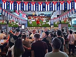 Cuba String Flag Pennant Banner - 38 Flags, 42 Feet