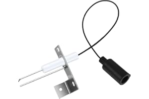 Lrichy 93868 6 & 10 Gallon RV Water Heater Igniter Electrode Replacement Part - Spark Probe Sensor Electrode for Atwood/Dometic RV Water Heater, Repair Spare Assembly, 2-Prong, GC6AA-10E, XT Series