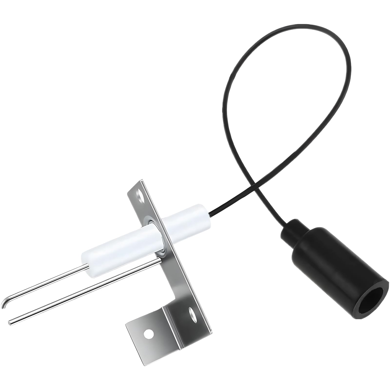 Photo 1 of Lrichy 93868 6 & 10 Gallon RV Water Heater Igniter Electrode Replacement Part - Spark Probe Sensor Electrode for Atwood/Dometic RV Water Heater, Repair Spare Assembly, 2-Prong, GC6AA-10E, XT Series