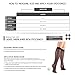 Truform Sheer Compression Stockings, 8-15 mmHg, Women's Knee High Length, 20 Denier, Beige, X-Large