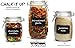 Circleware Chalkboard Home Glass Canisters with Swing Top Hermetic Airtight Locking Lids Set of 3, Kitchen Food Preserving Containers for Coffee, Sugar, Tea, Cereal, 5.5”, 6.5”, 8”, Clear