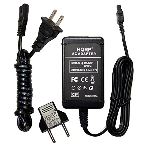 HQRP AC Power Adapter for Sony HandyCam HDR-XR260, HDR-XR260V, DCR-SR67C, DCR-SR67E, DCR-SR70E, DCR-SR72E, DCR-SR77E Camcorder - (incl. USA Plug & Euro Adapter)