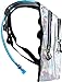 SOJOURNER Rave Hydration Pack Backpack - 2L Water Bladder Included for Festivals, Raves, Hiking, Biking, Climbing, Running and More (Multiple Styles) (Holographic - Silver)