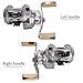 Sougayilang Magnetic Tuned Brake Low Profile Baitcasting Fishing Reel Left/right Hand