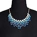 Jane Stone Fashion Statement Collar Necklace Vintage Openwork Bib Costume Jewelry