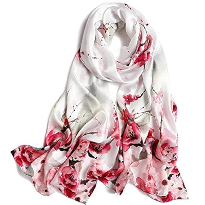 Women's Mulberry Silk Scarf Fashion Floral Sunscreen Shawls Wraps Scarves Women's Mulberry Silk Scarf Fashion Floral Sunscreen Shawls Wraps Scarves