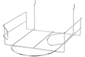 SSWBasics Chrome Wire Hat Display Rack for Slatwall or Pegboard – 8-5/8" x 10-3/4" x 3"H Retail Hat Display Cap Holder