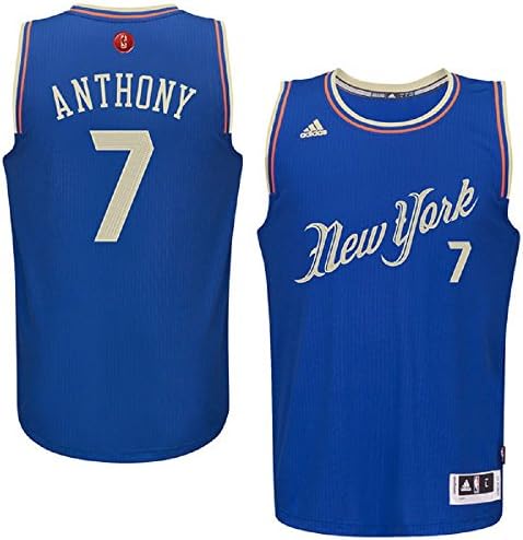 Carmelo Anthony New York Knicks #7 NBA Men's Christmas Day Swingman Jersey (Large)