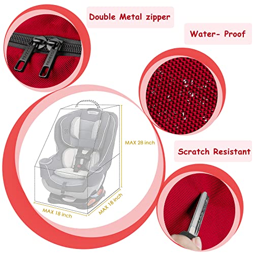 YOREPEK Car Seat Travel Bag, Padded Car Seats Backpack for Air Travel