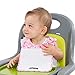 Ah Goo Baby Bib, 100% Cotton Terry Cloth, Wrap Around Collar, Charlston Pattern