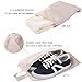 Travel Packing Cubes Set Toiletry Kits Shoe Bag JJ POWER Luggage Organizers (Beige)