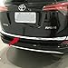 Beautost Fit for Toyota RAV4 2016 2017 2018 Chrome ABS Rear Bumper Tailgate Trunk Lid Molding Cover Trim