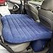 ANCHEER Multifunctional Inflatable Car Mattress, Car Inflation Bed, Travel Air Bed Camping Car Back Seat, Extra Mattress,with Repair Pad, Air Pump for Travel (Blue)