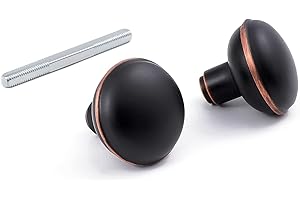 newliplace Vintage Style Door Knob Set with Spindle, Antique Door Knobs Replacement Set for Interior Doors, Oil Rubbed Bronze