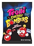 Trolli Cherry Bombers Gummy Candy, 4.25 Ounce Bag, Pack of 12
