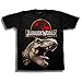 Jurassic World Boys' Little 2 Logo & T-Rex Short Sleeve T-Shirt, Black, 7