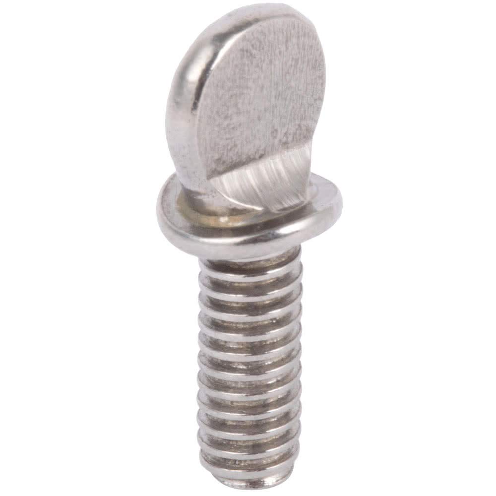 1024 x 1" Thumb Screws, Type A with Shoulder, Steel, Zinc
