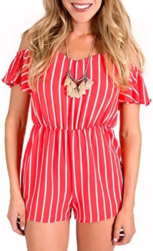 American Fit Romper - Coral - Large