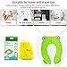 Travel Potty Seat New Upgrade for Kids Boys & Girls | Portable Folding Large Non Slip Silionce Pads Potty Training Seat with Carry Bag for Babies | Toddlers Toilet Seat, Recyclable Potty Seat Cover