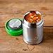 LunchBots Thermal 12 oz Triple Insulated Food Container - Hot 6 Hours or Cold 12 Hours - Leak Proof Thermos Soup Jar - All Stainless Interior - Green