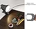 TORCHSTAR ETL-Listed 12W LED Clamp Work Lamp, Integrated 360° Rotatable Head, Ultra Bright Work Bench Light, Desk Lamp with Clip, 4000K Cool White, 6ft Plug & Play Cord