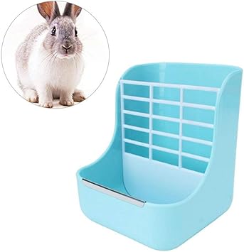 Teepao Bunny Hay Feeder Rack 2 In 1 Rabbit Hay Holder Less