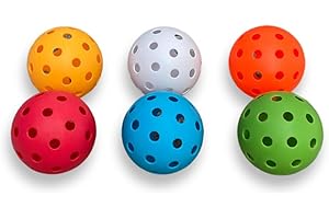 bucketgolf Game Official Size and Weight Extra Balls (6 Pack) - Replacement Balls Works for All Lawn Golf Game Sets.