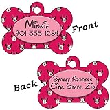 Disney Minnie Mouse 2-SIDED Pet Id Tag for Dogs & Cats Personalized for Your Pet (Regular 1.5