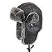 lethmik Winter Faux Fur Hunting Hat Unisex Trapper Russian Aviator Trooper Hat