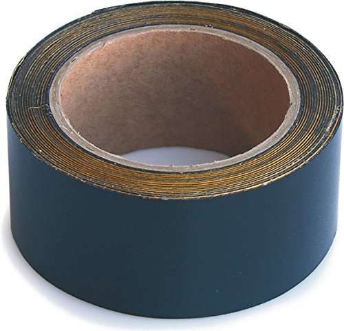 WUPSI Tarp Repair Tape - Special Tape for Repairing Films and Tarps, Excellent Tensile Strength - Incredible Adhesive Strength. Black 5 Cm X 5 M