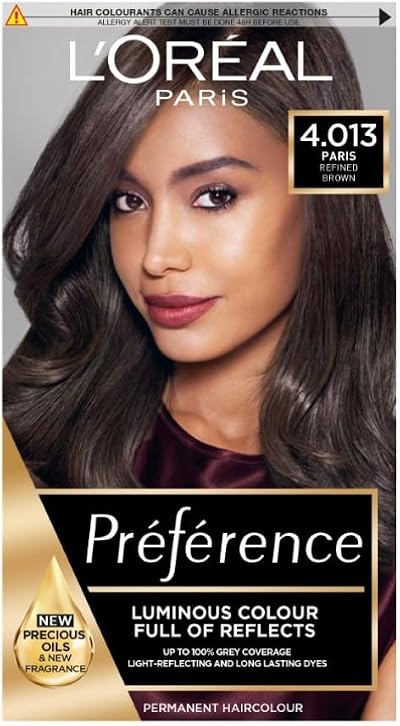 L'Oreal Paris Preference Hair Dye 4.013 Cool Blonde Long Lasting Permanent