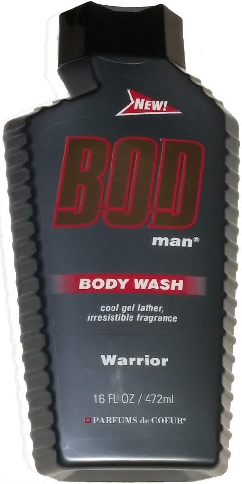 New! Warrior Bod Man Body Wash 16 Fl Oz