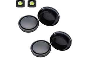 ULBTER Body Cap + Rear Lens Cover for Sony Alpha A6700 A6600 A6500 A6400 A6300 A6100 A6000 A5100 A5000 ZV-E10 ZVE-1 FX30 FX3 A7R IV/A7R II/A7R III/A7R/A7 IV /A7 III/A7 II/A7C E Mount