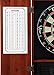 Viper by GLD Products Metropolitan Solid Wood Cabinet & Sisal/Bristle Dartboard Play-Ready Bundle
