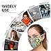 Debrief Me Anti Dust Face Mouth Cover Mask Respirator - Dustproof Anti-bacterial Washable - Reusable masks Respirator Comfy - Cotton Germ Protective Breath Healthy Safety Warm Windproof (Green-Blue)