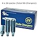 Soda Sparkle Co2 Gas Seltzer Cartridges Compatible w/ SodaSparkle Soda Maker, 96-Chargers