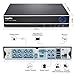 SANNCE 8CH 1080N DVR Security Camera System with 1TB Hard Drive and (4) 720P Night Vision Surveillance Cameras, IP66 Weatherproof , P2P Technology/E-Cloud Service, QR Code Scan Remote Access