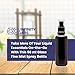 Infinity Jars 50 Ml (1.7 fl oz) Black Ultraviolet Glass Fine Mist Spray Bottle Cleaning Products Refillable Containers Homemade Perfume Blends Room, Sprays Bath Beauty Hair, Screw Top Bottles