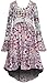 Truly Me, Big Girls Tween Long Sleeve Bohemian Print Dress, 7-16
